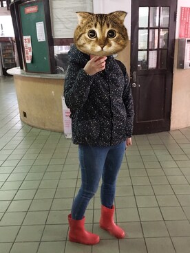 「雨」｜「アイテム（その他アウター）」を使った、Pessi🇹🇼さん（レディース・162cm）の秋コーディネート