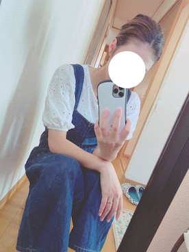 「cepo（セポ）のアイテム（オールインワン・サロペット）」を使った、yuuuさん（レディース・165cm）の夏コーディネート