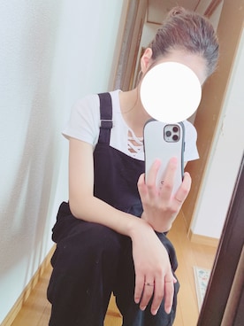 「SpRay（スプレイ）のアイテム（オールインワン・サロペット）」を使った、yuuuさん（レディース・165cm）の夏コーディネート