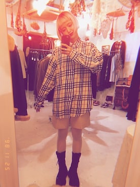 「viviennetam」｜Honoka Brushwoodさん（レディース・163cm）の秋コーディネート