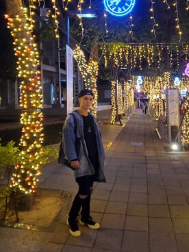 「Slightly Numb（スライトリーナム）のアイテム」を使った、Alvinさん（メンズ・170cm）の冬コーディネート