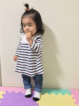 ☆yuuuuua☆さん（キッズ・70cm）の春コーディネート