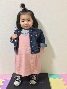 「URBAN RESEARCH（アーバンリサーチ）のアイテム（ジャケット/アウター）」を使った、☆yuuuuua☆さん（キッズ・70cm）の春コーディネート