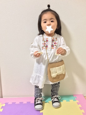 ☆yuuuuua☆さん（キッズ・70cm）の春コーディネート