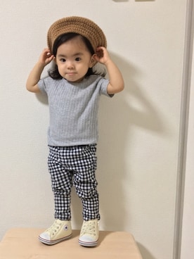 ☆yuuuuua☆さん（キッズ・70cm）の秋コーディネート