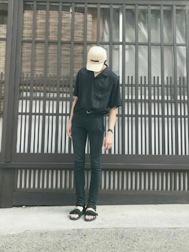 「Right-on（ライトオン）のアイテム（シューズ）」を使った、ハチさん（メンズ・181cm）の春コーディネート