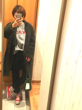 「Another Edition（アナザーエディション）のアイテム（財布/小物）」を使った、ay1007さん（レディース・162cm）の冬コーディネート