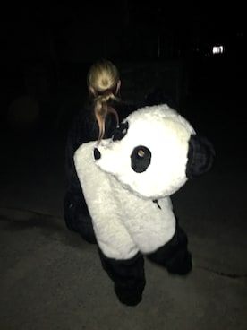 「panda（パンダ）のアイテム（つなぎ/オールインワン）」を使った、chiaki arakawaさん（レディース・164cm）の冬コーディネート