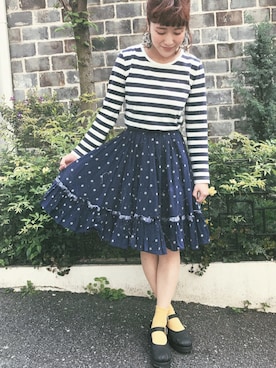 「tricot COMME des GARCONS（トリココムデギャルソン）のアイテム」を使った、sakiさん（レディース・162cm）の春コーディネート