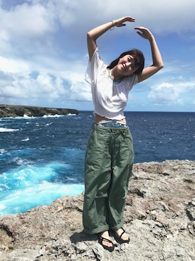 「アイテム（水着/着物・浴衣）」を使った、sakiさん（レディース・161cm）の秋コーディネート