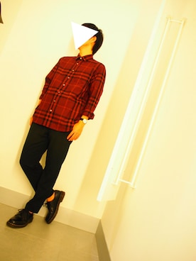 「アンクル」｜くるねこさん（メンズ・173cm）の秋コーディネート