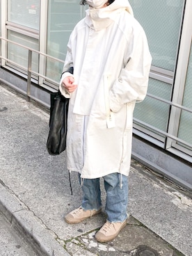「OAMC（オーエーエムシー）のアイテム（ジャケット/アウター）」を使った、haruさん（メンズ・162cm）の冬コーディネート