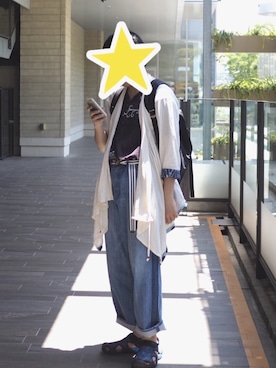 「チャイハネ（チャイハネ）のアイテム（カーディガン/ボレロ）」を使った、YUKIさん（メンズ・171cm）の春コーディネート