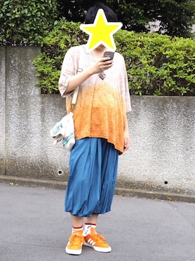 「チャイハネ（チャイハネ）のアイテム（ソックス/靴下）」を使った、YUKIさん（メンズ・171cm）の夏コーディネート