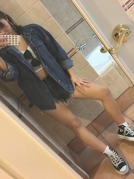 「グアム」｜「アイテム（ジャケット/アウター）」を使った、amiさん（レディース・162cm）の冬コーディネート