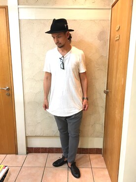 橋元リョウイチさん（メンズ・179cm）の夏コーディネート