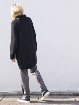 「VIRGOwearworks（ヴァルゴウェアワークス）のアイテム（パンツ）」を使った、KyoNさん（レディース・160cm）の秋コーディネート