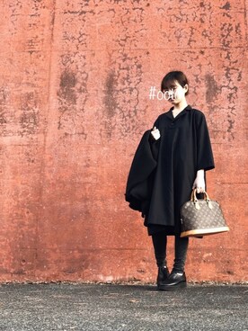 「LOUIS  VUITTON」｜「アイテム（ワンピース/ドレス）」を使った、YOUさん（レディース・155cm）の冬コーディネート