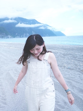 「Taiwan」｜「アイテム（サロペット/オーバーオール）」を使った、BD Chungさん（レディース・161cm）の秋コーディネート