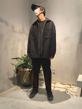 「COLONY 2139（コロニートゥーワンスリーナイン）のアイテム（ブルゾン）」を使った、ヒロさん（メンズ・175cm）の冬コーディネート
