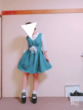 「デニムワンピース」｜megu☺️さん（レディース・150cm・10代）の秋コーディネート