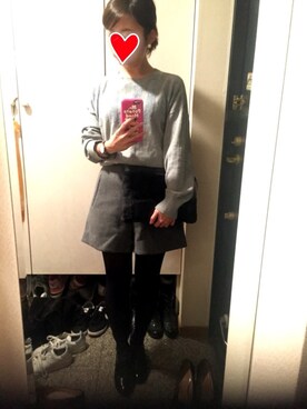 「At.COULEUR（アーテクルール）のアイテム」を使った、こげぱんさん（レディース・151cm）の秋コーディネート