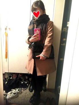 「At.COULEUR（アーテクルール）のアイテム」を使った、こげぱんさん（レディース・151cm）の秋コーディネート