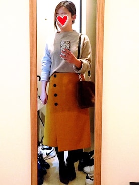 「DIRECTOIRE（ディレクトワール）のアイテム」を使った、こげぱんさん（レディース・151cm）の冬コーディネート