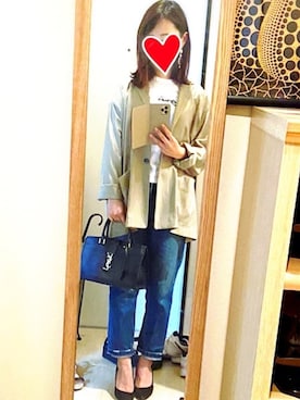 「cui-cui（キュイキュイ）のアイテム（ピアス（両耳用））」を使った、こげぱんさん（レディース・151cm）の秋コーディネート