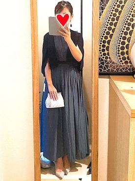 「cui-cui（キュイキュイ）のアイテム（ピアス（両耳用））」を使った、こげぱんさん（レディース・151cm）の秋コーディネート