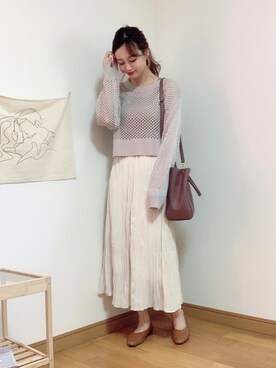 IKUさん（レディース・161cm）の春コーディネート