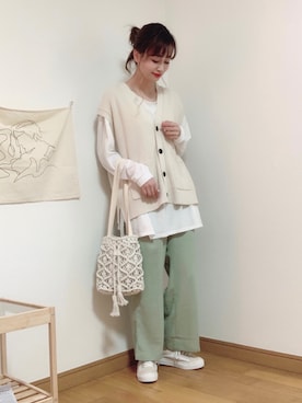 IKUさん（レディース・161cm）の春コーディネート