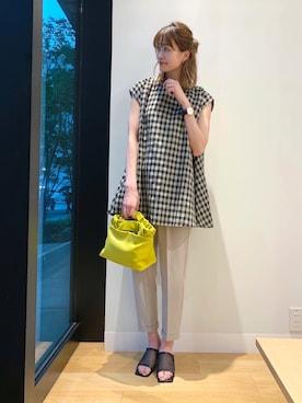 「Daniel Wellington（ダニエルウェリントン）のDaniel Wellington　CLASSIC BRISTOL（アナログ腕時計）」を使った、IKUさん（レディース・161cm）の春コーディネート