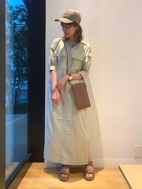 「KBF+」｜「アイテム（ワンピース/ドレス）」を使った、IKUさん（レディース・161cm）の春コーディネート