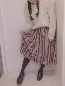 「TAI（タイ）のアイテム」を使った、テンテンさん（レディース・159cm）の秋コーディネート