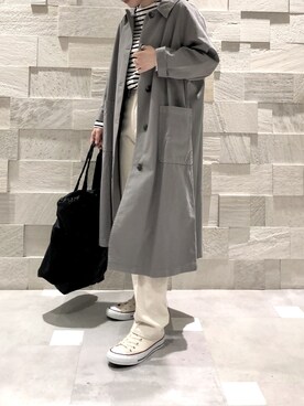 廣木真梨亜さん（レディース・158cm）の冬コーディネート