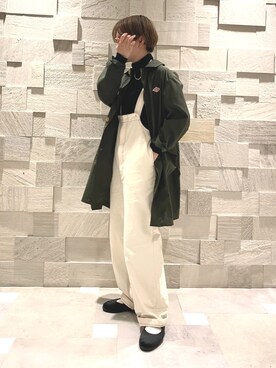 廣木真梨亜さん(レディース・158cm)の冬コーディネート