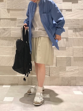 廣木真梨亜さん（レディース・158cm）の春コーディネート