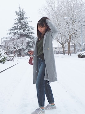 「Jessica Simpson（ジェシカシンプソン）のアイテム」を使った、maggiieeさん（レディース・163cm）の冬コーディネート