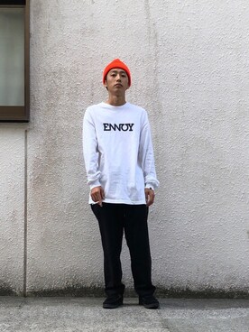「ニットキャップ」｜あっくんさん（メンズ・171cm・20代）の秋コーディネート