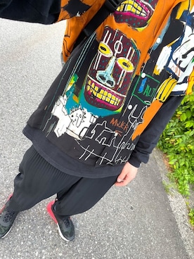 「Cote&Ciel（コートエシエル）のアイテム（バックパック/リュック）」を使った、やぬ(相互)さん（メンズ・180cm）の春コーディネート