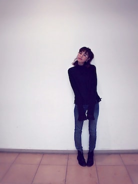 「Dolly&Molly（ドリー＆モリー）のアイテム」を使った、小林 ひかる さん（レディース・164cm）の冬コーディネート