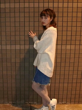小林 ひかる さん（レディース・164cm）の冬コーディネート