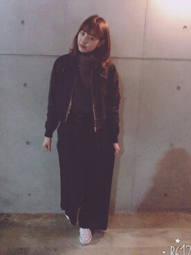 「goocy」｜小林 ひかる さん（レディース・164cm）の冬コーディネート