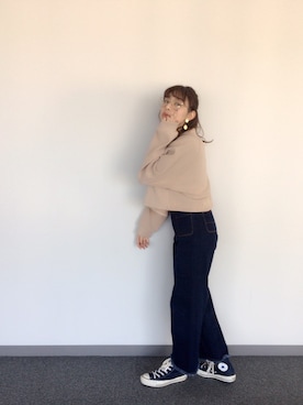 「goocy」｜小林 ひかる さん（レディース・164cm）の冬コーディネート