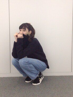 小林 ひかる さん（レディース・164cm）の冬コーディネート