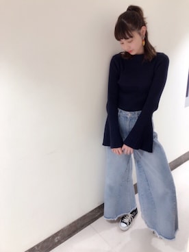 「goocy」｜小林 ひかる さん（レディース・164cm）の冬コーディネート