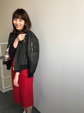 「goocy」｜小林 ひかる さん（レディース・164cm）の春コーディネート