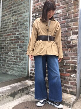 「goocy」｜小林 ひかる さん（レディース・164cm）の春コーディネート