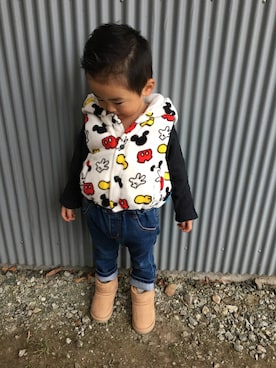 みなむしこさん（キッズ・80cm）の秋コーディネート